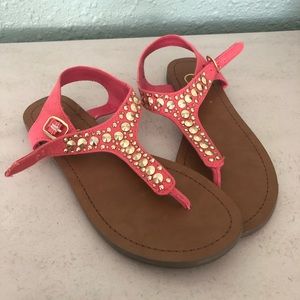 Candies coral sandals